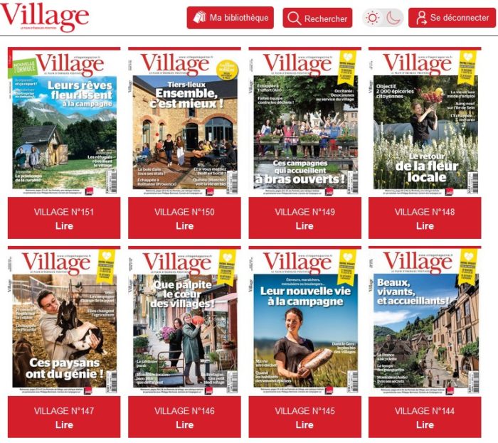 Votre accès à l'abonnement numérique de Village