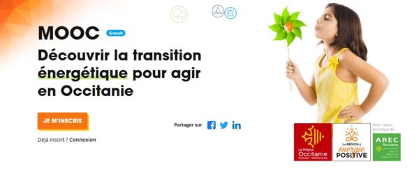 Né de la volonté de la Région Occitanie, le MOOC “Découvrir la transition énergétique pour agir en Occitanie" est dédié à la transition énergétique et au changement climatique.
