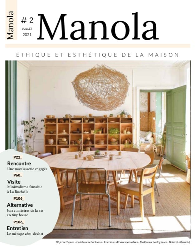 Manola, la revue de l'habitat éthique et durable.