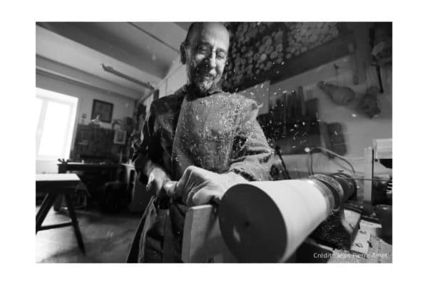 La filiere Bois : Dans l’atelier de Christian Nicod (Le Bois de Kazou) tourneur sur bois, ebeniste, restaurateur de meubles anciens