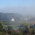 Cycle breton sur le paysage rural