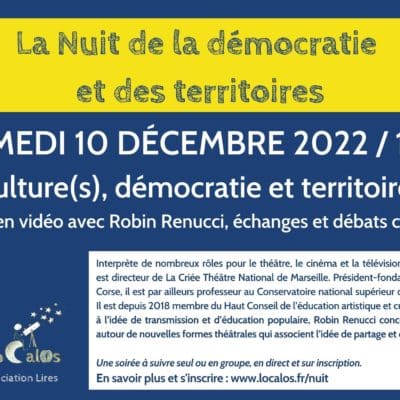 Démocratie et culture le 10 décembre 2022