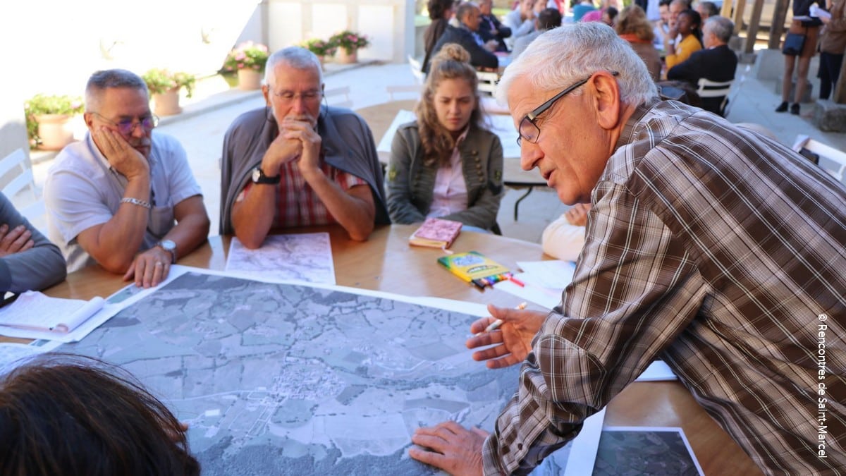 Les rencontres de Saint-Marcel dans la Loire, pour imaginer l'avenir des territoires ruraux.