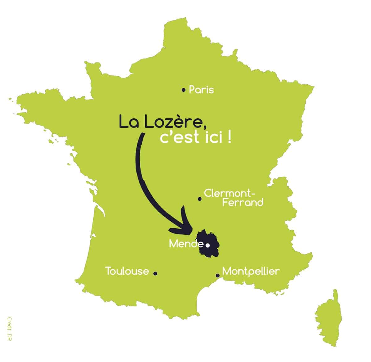 Où se situe la Lozère ?