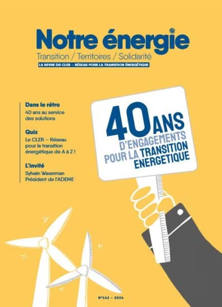Consultez le numéro anniversaire du magazine du Réseau de la transition énergétique (le Cler).
