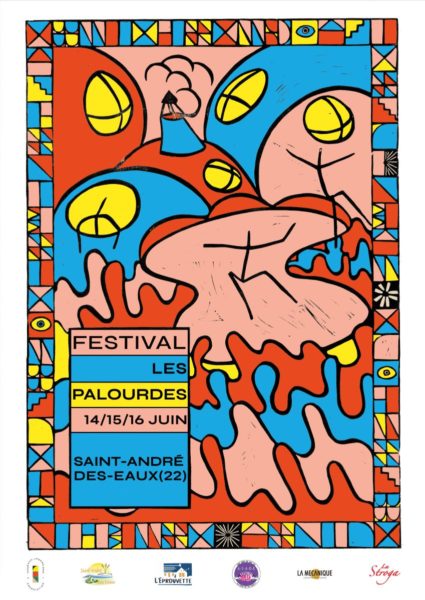 3ème édition du festival Les Palourdes, organisé du 14 au 16 juin à Saint-André-des-eaux dans les Côtes d'Armor