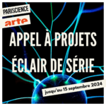 Affiche de l'appel à projets "Eclair de série"