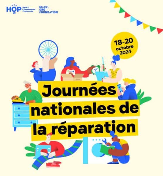 800 événements organisés dans toute la France, les Journées Nationales de la Réparation (JNR)