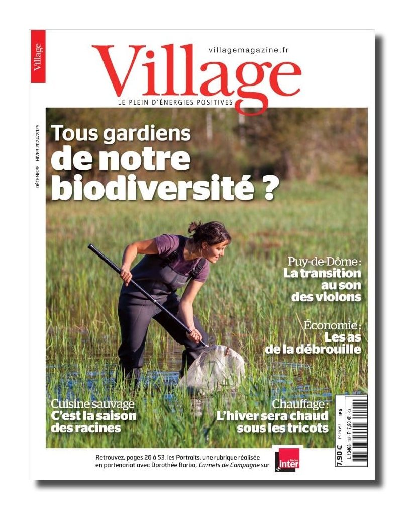 Couverture du magazine village 162 de l'hiver 2024 2025