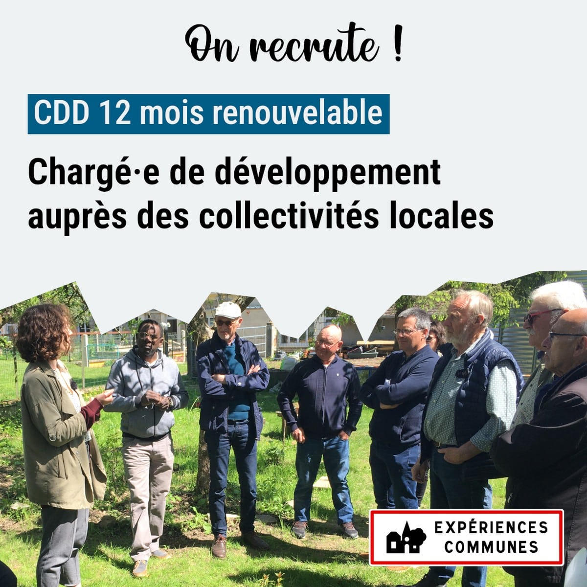 L'association Expériences communes recrute en Normandie.