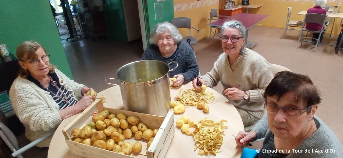À Termes d’Armagnac, la cantine de l’Ehpad est pionnière en termes d’alimentation bio et de proximité.