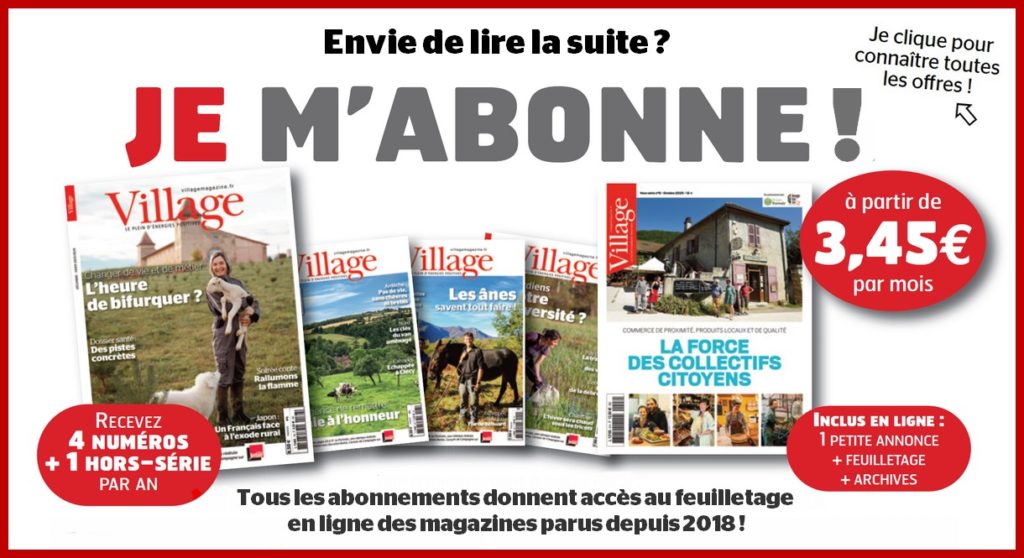abonnement au magazine Village