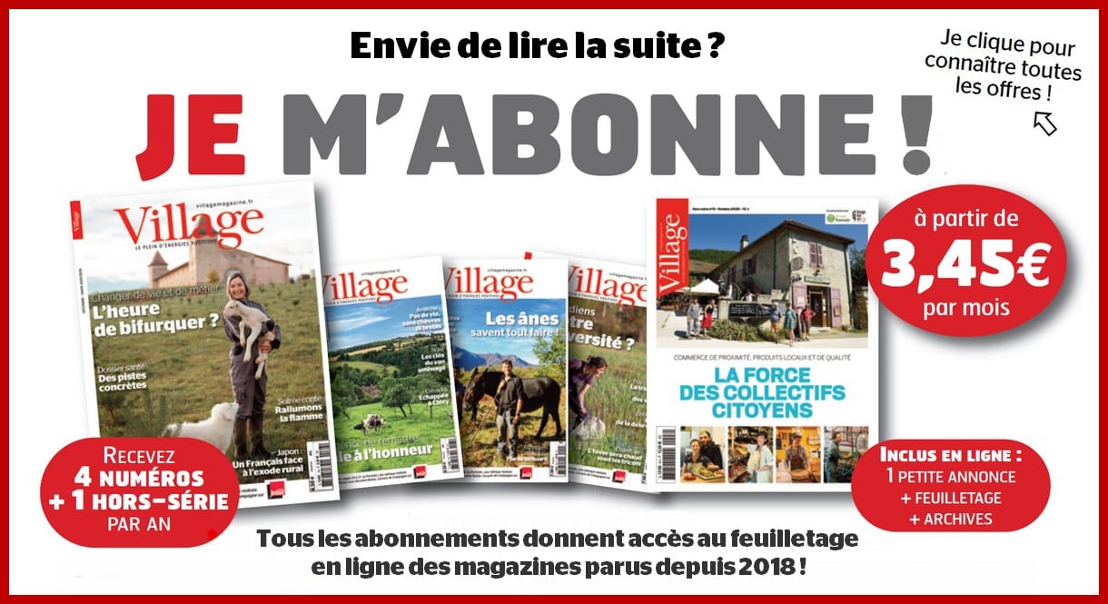 abonnement au magazine Village