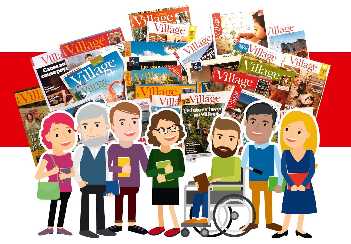 Logo association des lecteurs de Village