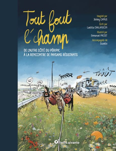 , Laëtitia Chalandon, autrice, et Emmanuel Prost, illustrateur, racontent dans cet ouvrage leurs rencontres avec une vingtaine de paysannes et paysans et quelques acteurs agricoles de la région lyonnaise.